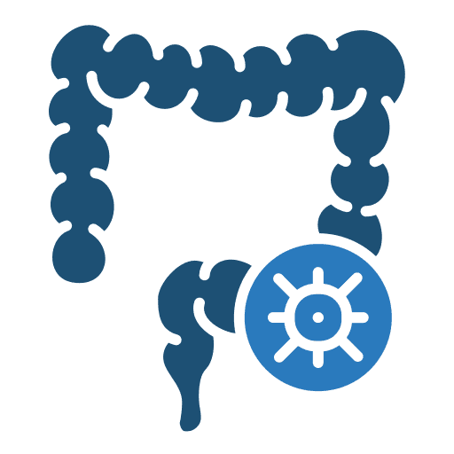 Illustration of colonoscopy